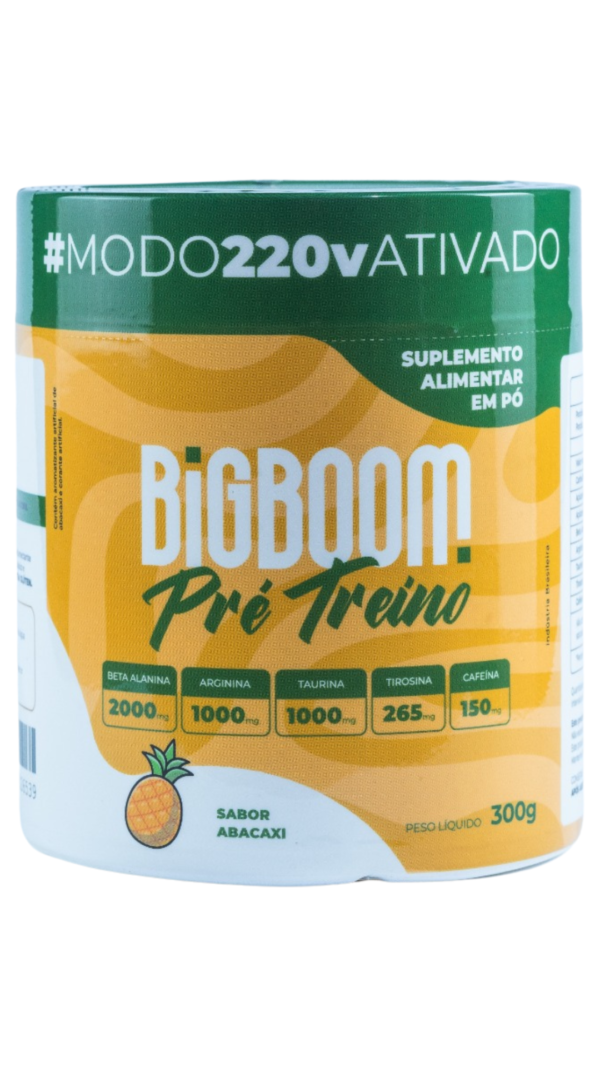 Pré Treino BigBoom Abacaxi